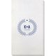 Laurel Wreath with Heart and Initials Bamboo Luxe Guest Towels Image 2 of 3